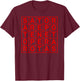 SATOR SQUARE - Good Luck, Repel Evil, Religious Protection T-Shirt - T-Shirt | Maroon