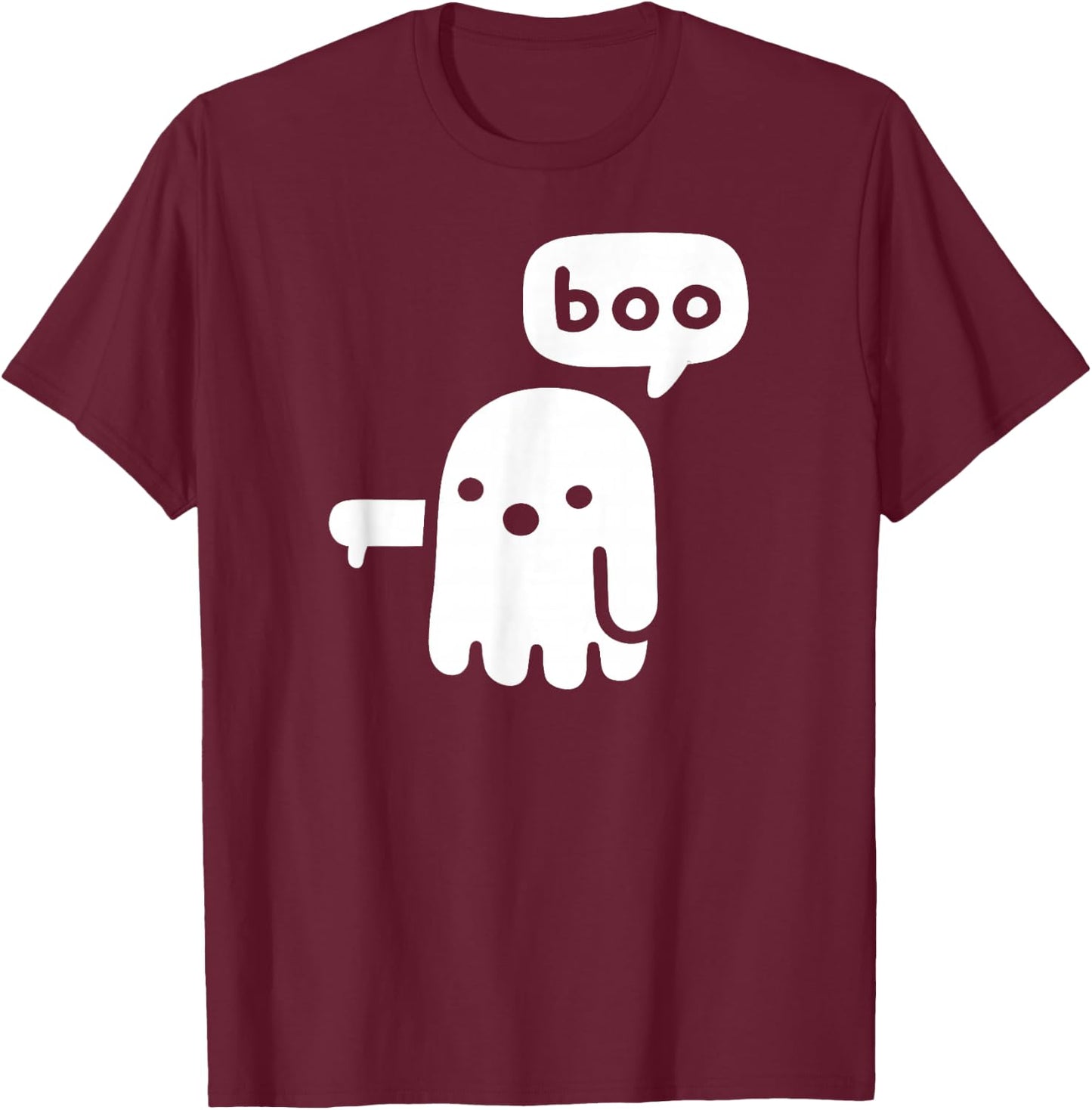Funny Chunky Ghost Of Disapproval Boo Halloween Classic T-Shirt - T-Shirt | Maroon