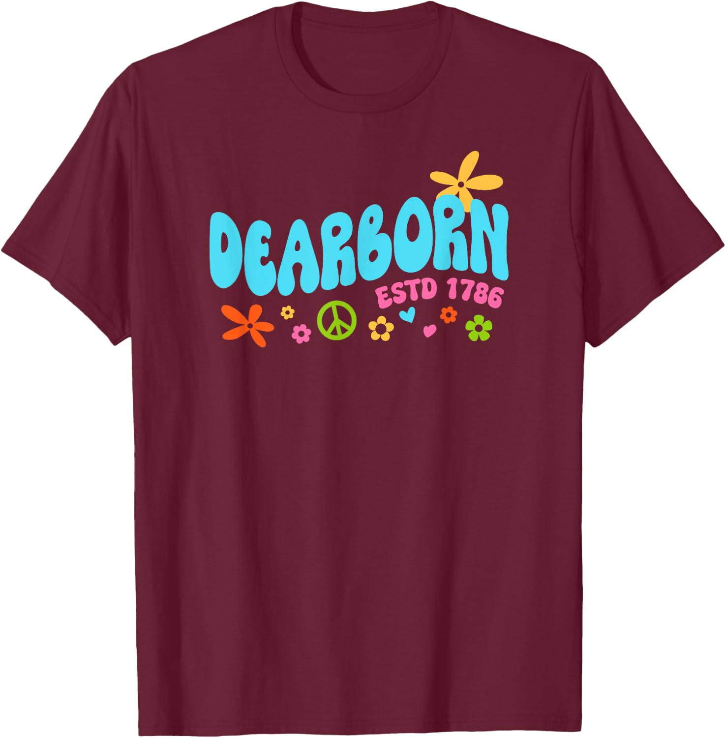 Dearborn T-Shirt - T-Shirt | Maroon