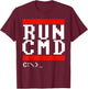 Run CMD Funny Programmer Coding T-Shirt - T-Shirt | Maroon