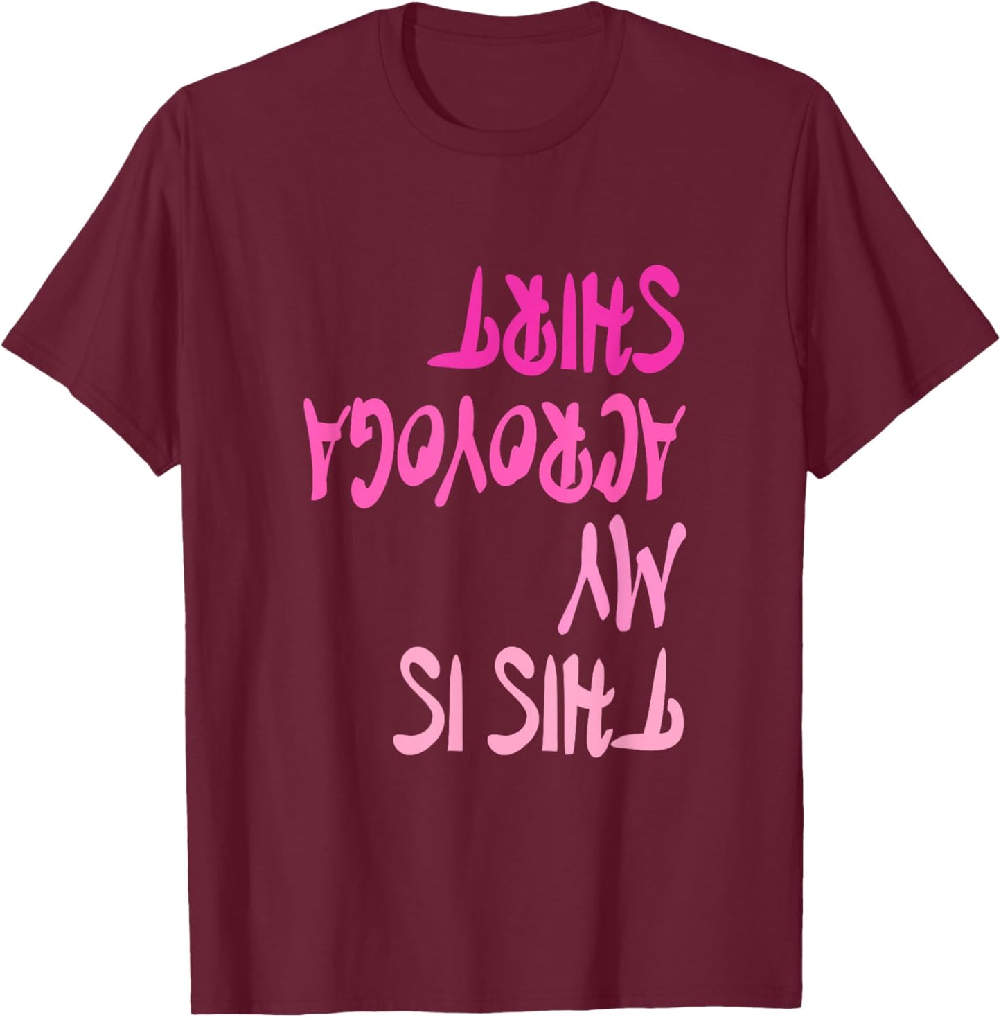Funny Acro Yoga This Is My Acroyoga Shirt Acroyogi T-Shirt - T-Shirt | Maroon