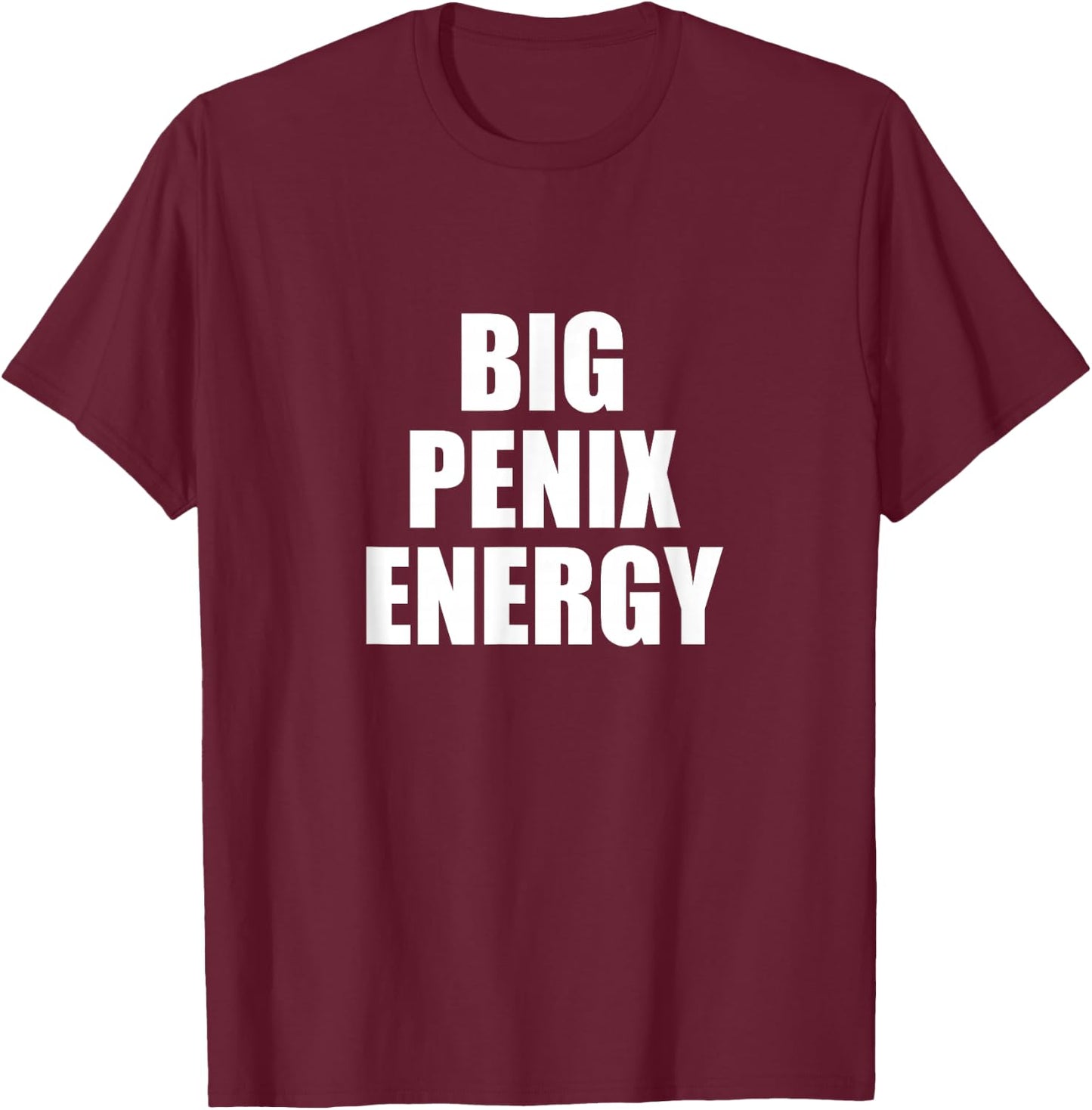 Big Penix Energy Washington Football T-Shirt - T-Shirt | Maroon