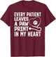 Funny Veterinarian Art Women Pet Veterinary Lovers T-Shirt - T-Shirt | Maroon