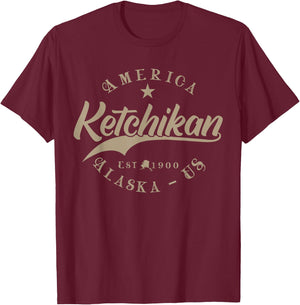 Ketchikan AK | Alaska T-Shirt - T-Shirt | Maroon