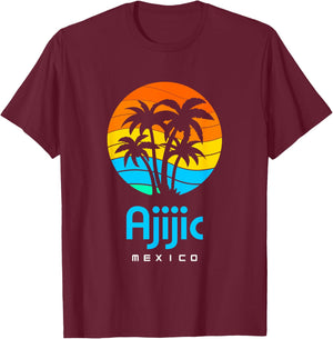 Ajijic Mexico T-Shirt - T-Shirt | Maroon