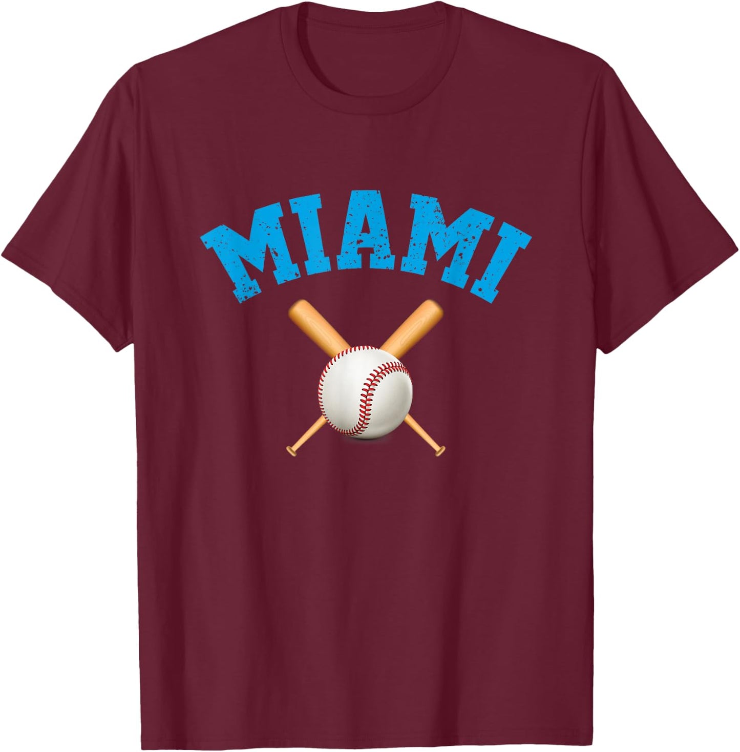 Miami Baseball T-Shirt - T-Shirt | Maroon