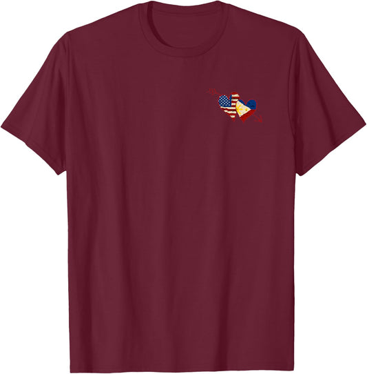 Mahal Kita I Love my Filipina Wife Pilipinas Pinay Asawa 4 T-Shirt - T-Shirt | Maroon