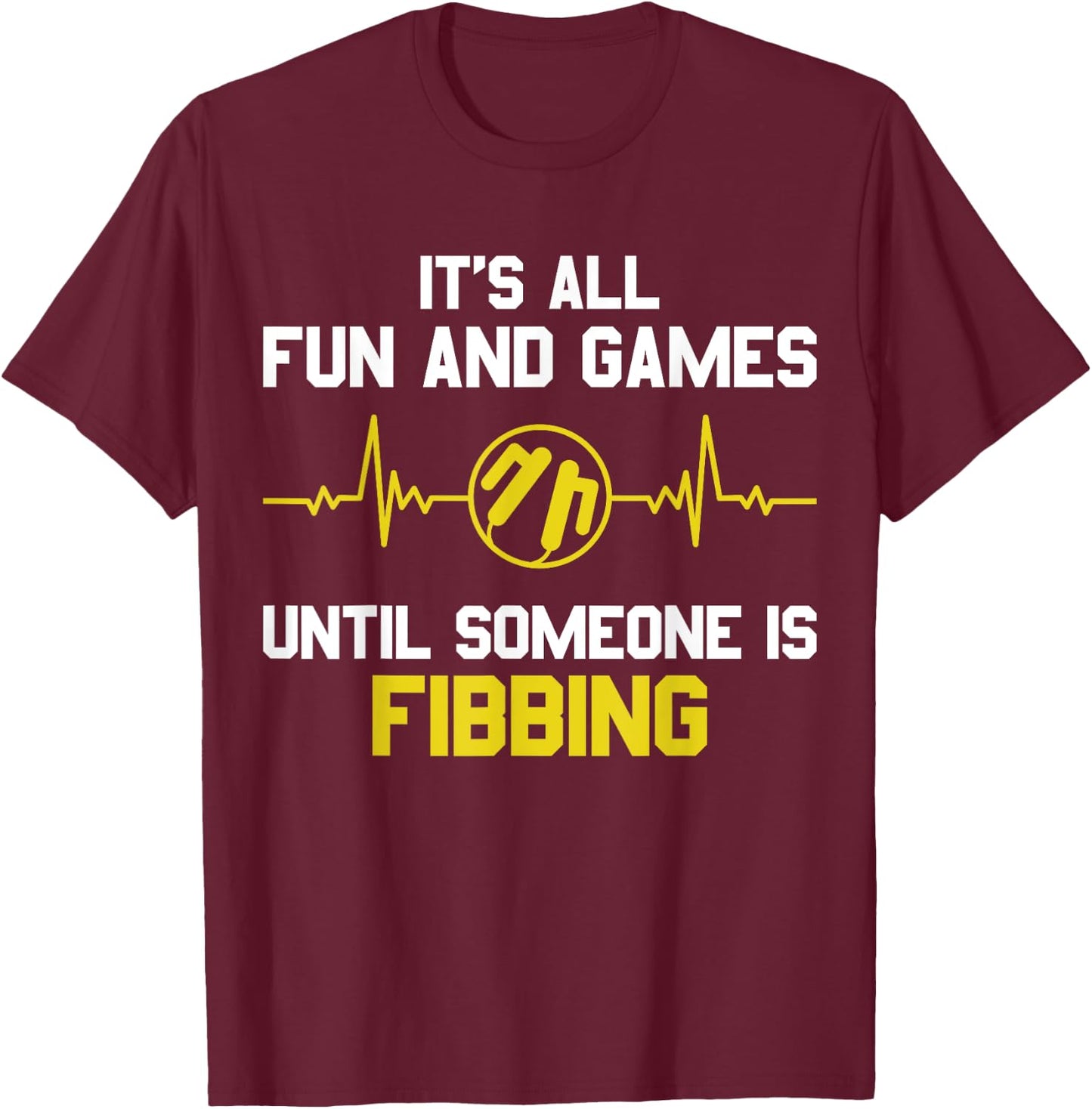 Cardiac Nurse Fibbin Funny Cardiology Nurse CVICU T-Shirt - T-Shirt | Maroon