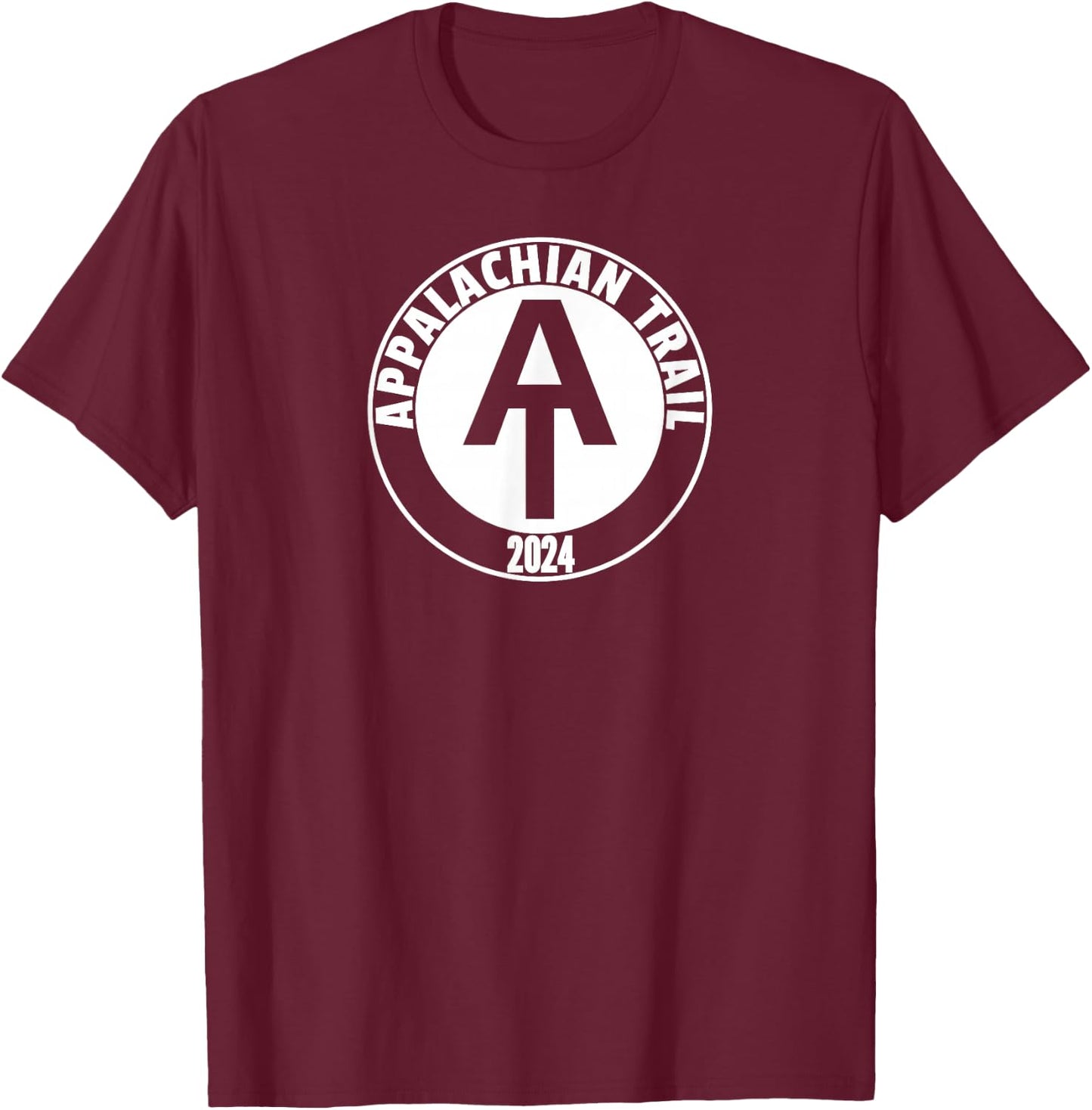 Appalachian Trail Logo Class of 2024 Hiker T-Shirt - T-Shirt | Maroon
