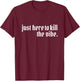 Emo Rock Here to Kill The Vibe Emo Ska Pop Punk Band Music T-Shirt - T-Shirt | Maroon