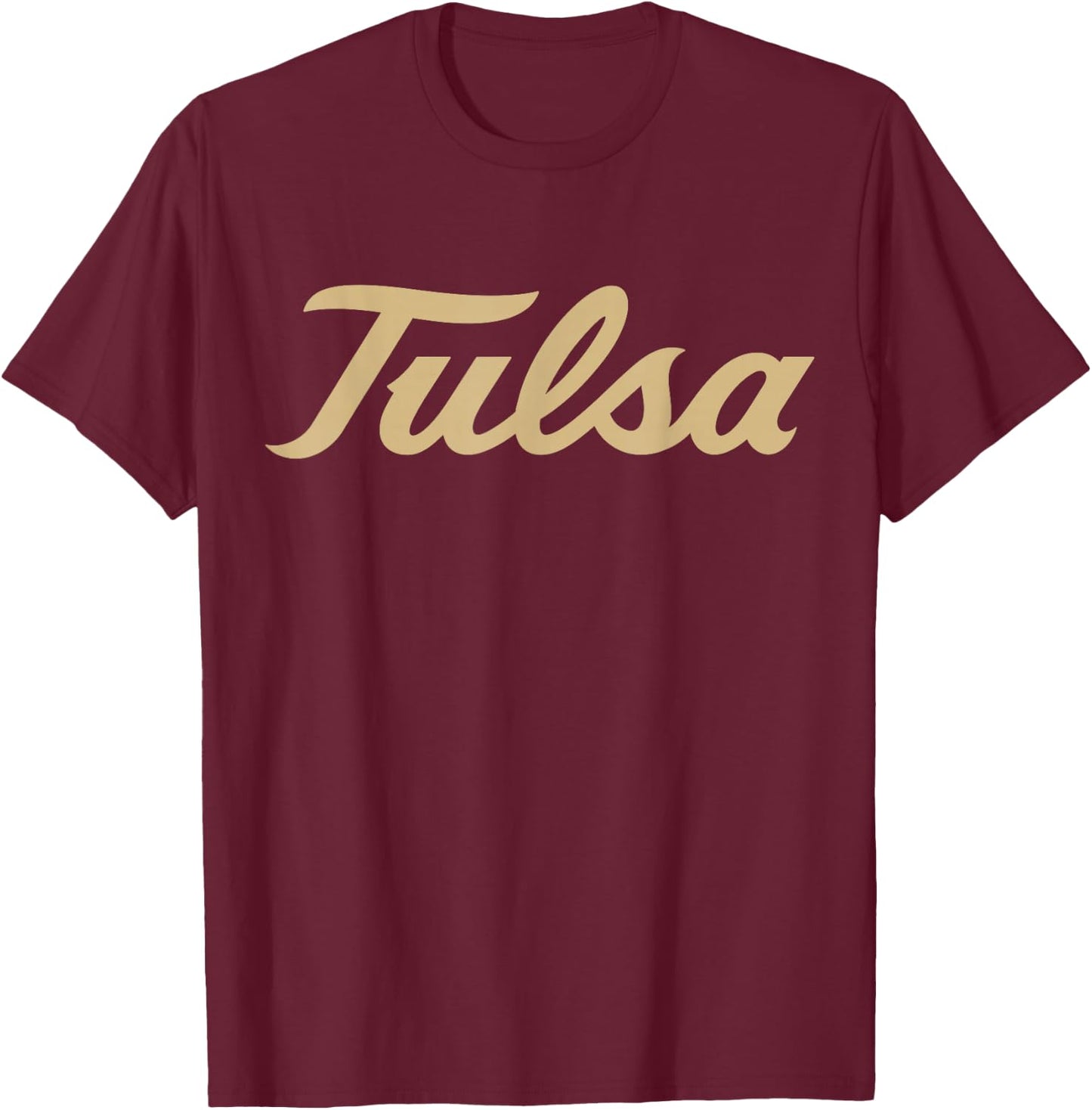 Tulsa Golden Hurricane | NCAA University of Merch | PPTLS06 T-Shirt - T-Shirt | Maroon