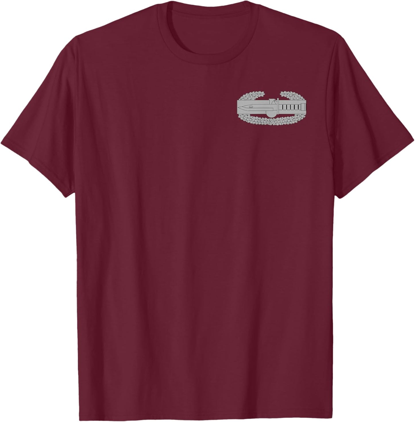 Combat Action Badge Army Medal Award Infantry T-Shirt - T-Shirt | Maroon
