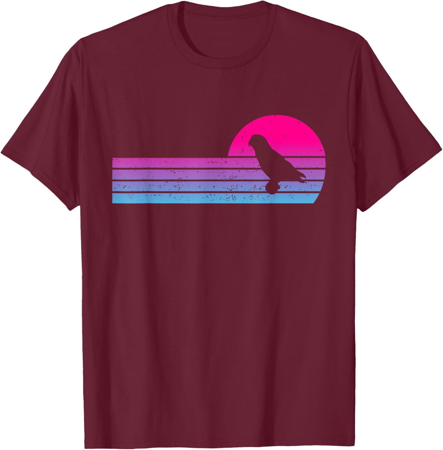 Meyers Parrot Vintage 70s 80s Retro Parrot Lover T-Shirt - T-Shirt | Maroon