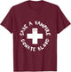 save a vampire donate blood funny nurse doctor Halloween T-Shirt - T-Shirt | Maroon