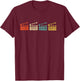Filmmaker Retro Clapboard Cinematographer Filmmaking T-Shirt - T-Shirt | Maroon