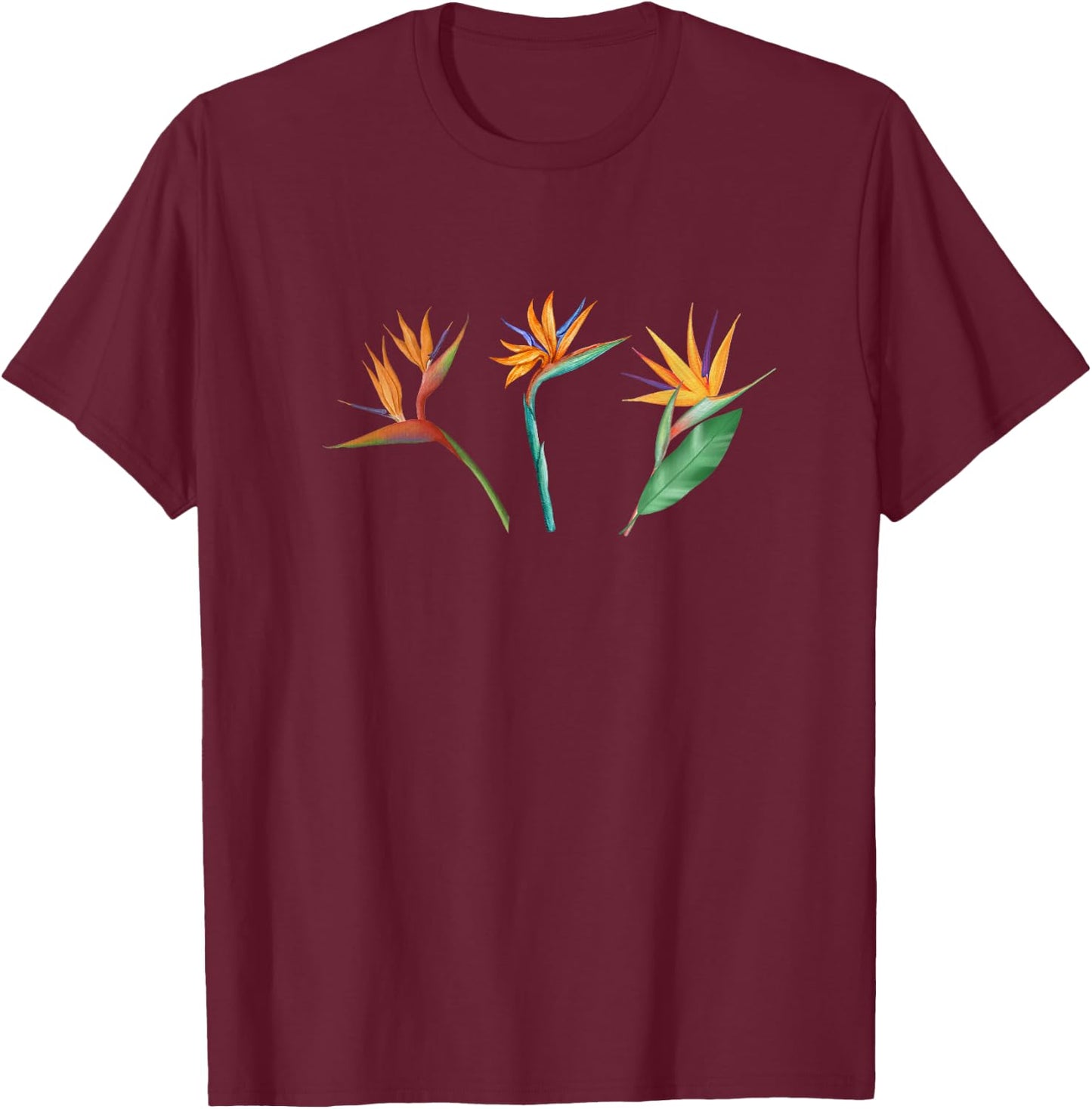 Bird of paradise T-Shirt - T-Shirt | Maroon
