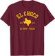EL CHUCO El Paso TX Athletic Design W State Established 1873 T-Shirt - T-Shirt | Maroon