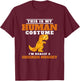 My Human Costume A Chicken Nugget Dino Nuggie Lover T-Shirt - T-Shirt | Maroon