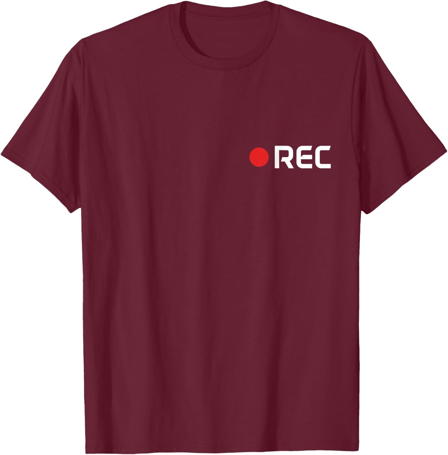 Cameraman REC Camera Man Film Director Filmmaker T-Shirt - T-Shirt | Maroon