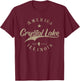 Crystal Lake IL | Illinois T-Shirt - T-Shirt | Maroon