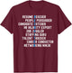 Click Like for Recruitment Funny Recruiter Definitions with Job Responsibilities -Adults Black T-Shirt - T-Shirt | Maroon