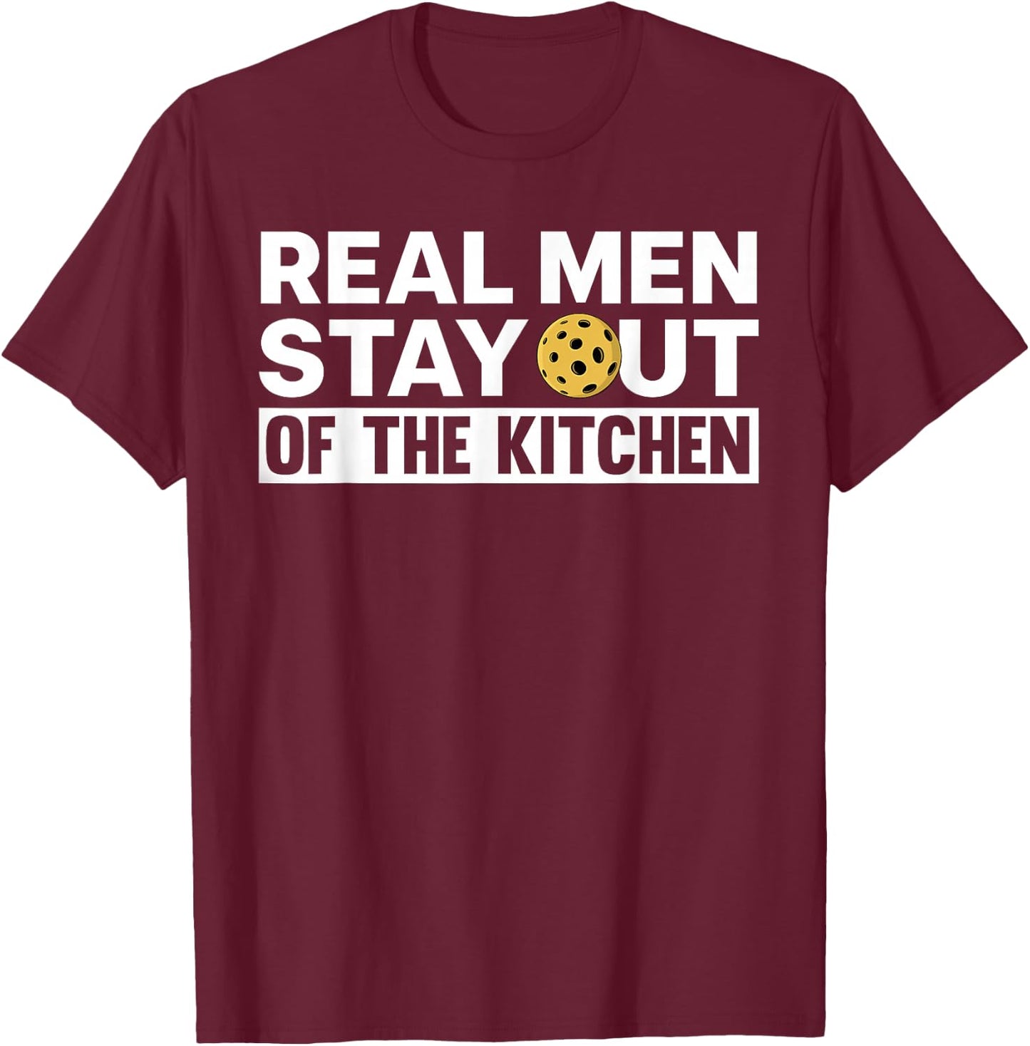 Cool Pickleball Dad Pickle Ball Sports Team Kitchen T-Shirt - T-Shirt | Maroon