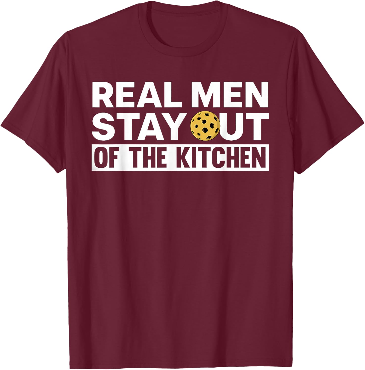 Cool Pickleball Dad Pickle Ball Sports Team Kitchen T-Shirt - T-Shirt | Maroon