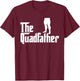The Quadfather Leg Day Gym Motivation Pump Cover to Gains T-Shirt - T-Shirt | Maroon