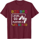 Big Bro level 3 Player 4 Unlocked Game Big Brother Again Fun T-Shirt - T-Shirt | Maroon
