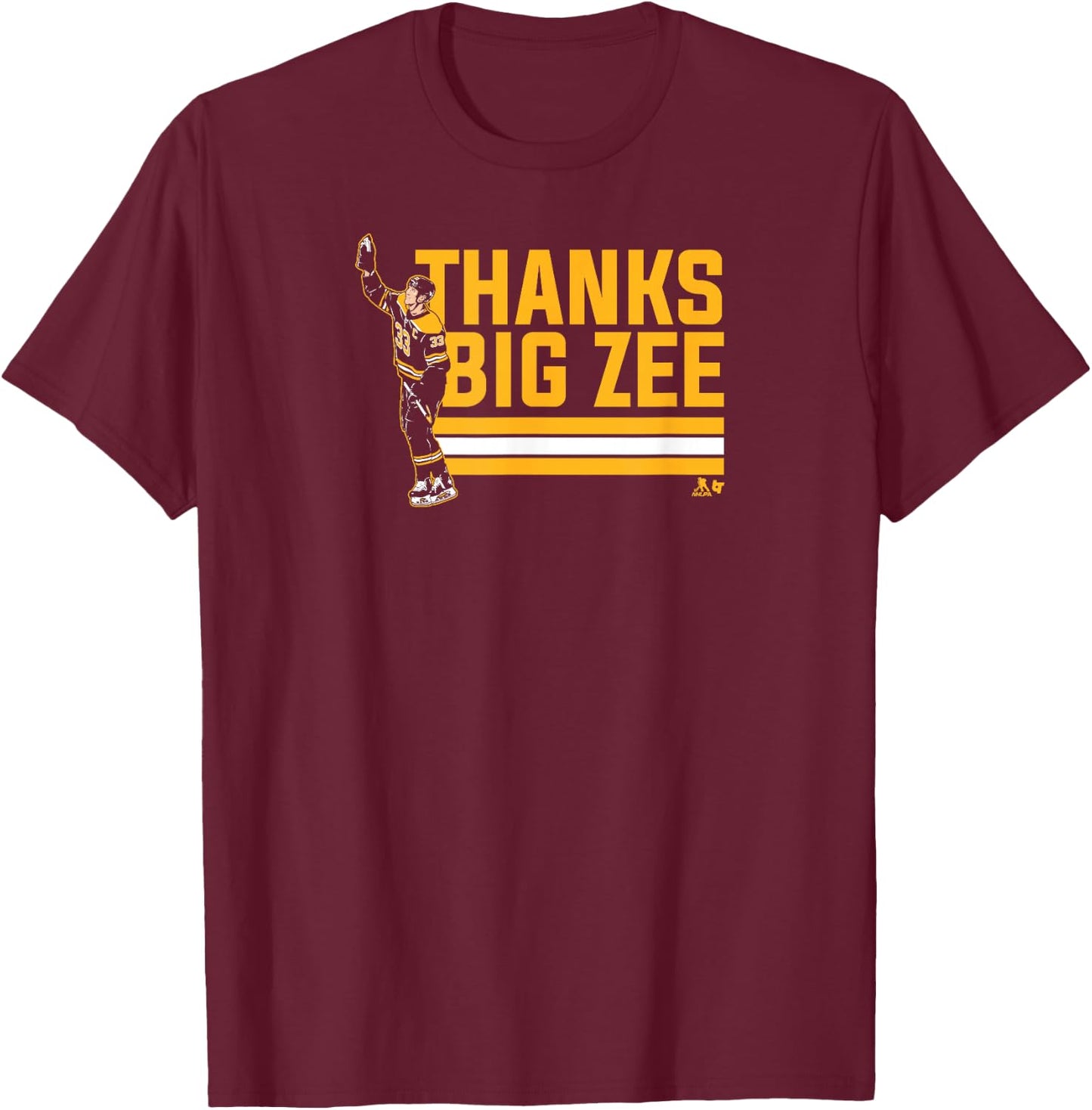 Zdeno Chara - Thanks Big Zee - Boston Hockey T-Shirt - T-Shirt | Maroon
