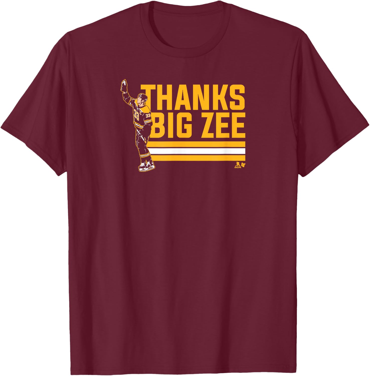 Zdeno Chara - Thanks Big Zee - Boston Hockey T-Shirt - T-Shirt | Maroon