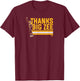 Zdeno Chara - Thanks Big Zee - Boston Hockey T-Shirt - T-Shirt | Maroon