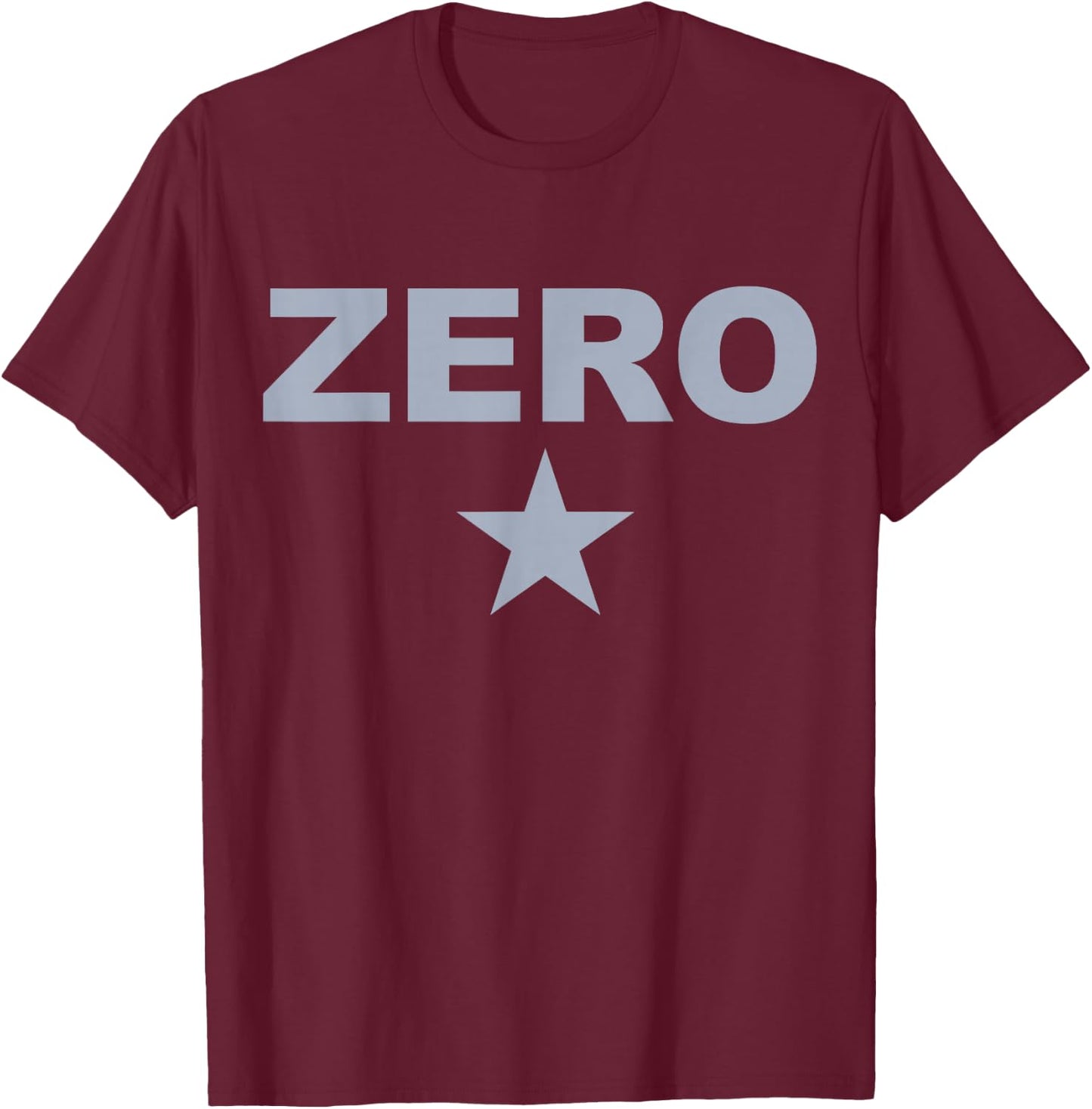 Grunge Alternative Zero Star 90s Rock Music T-Shirt - T-Shirt | Maroon