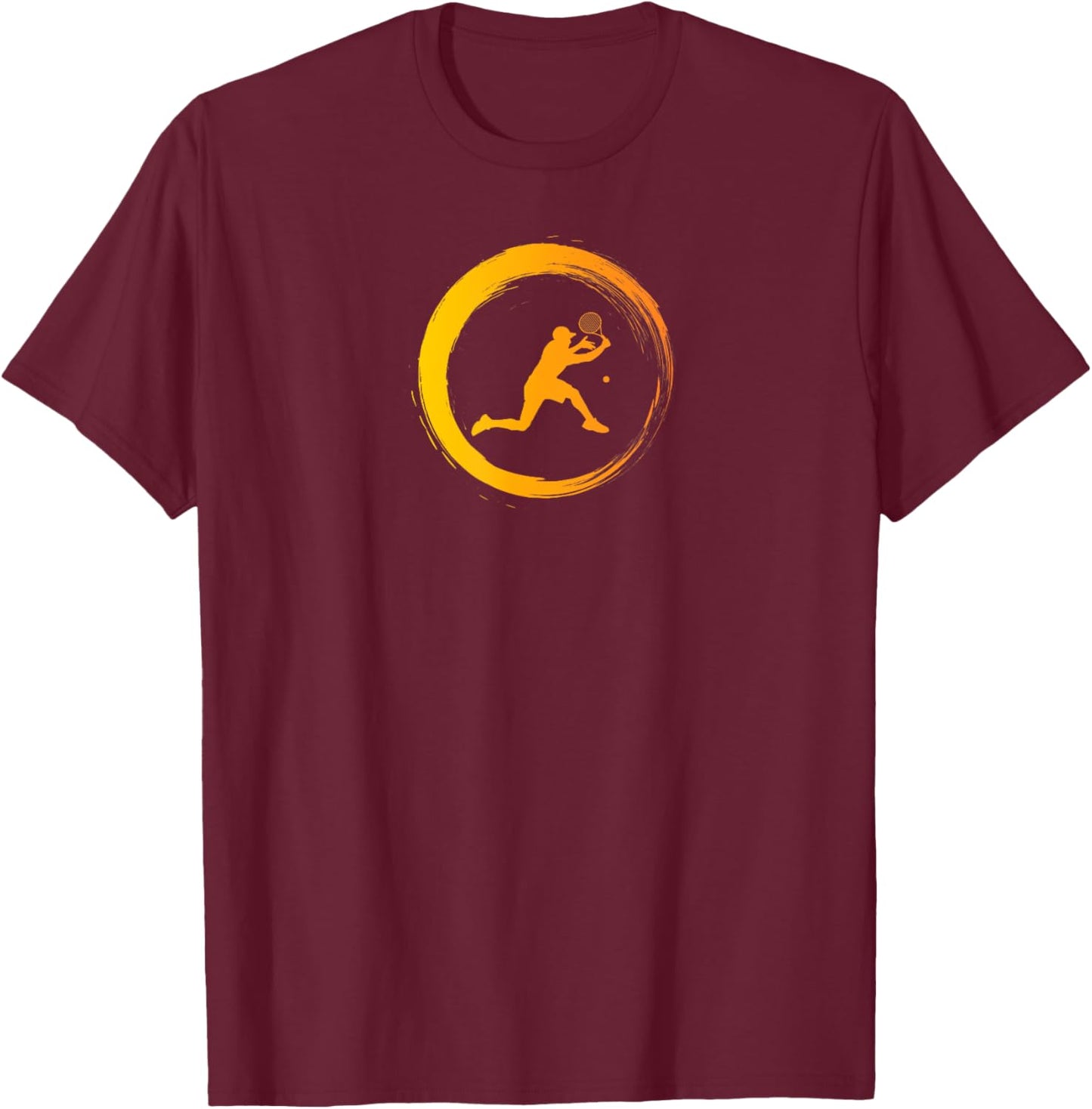 Tennis Tennis player Sports T-Shirt - T-Shirt | Maroon
