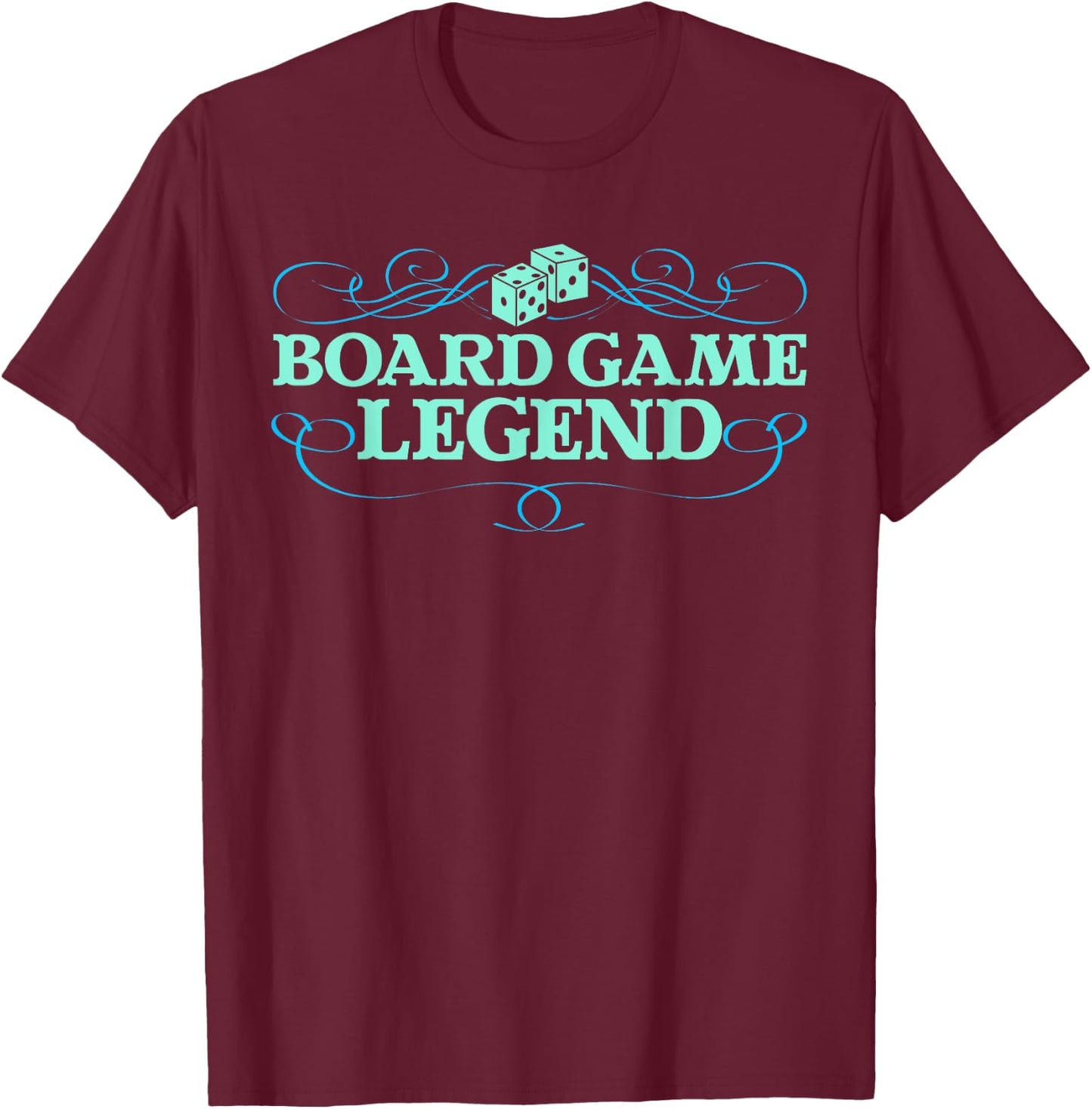 Game Night Adults Funny Board Game Legend T-Shirt - T-Shirt | Maroon