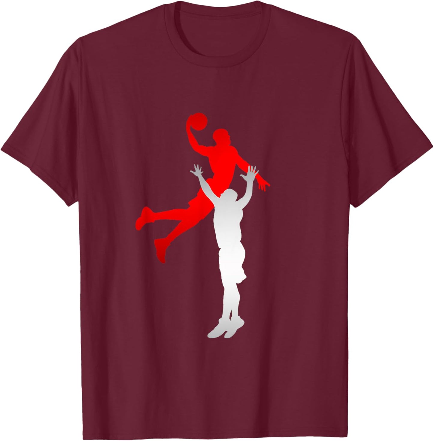 Basketball Apparel - Basketball T-Shirt - T-Shirt | Maroon