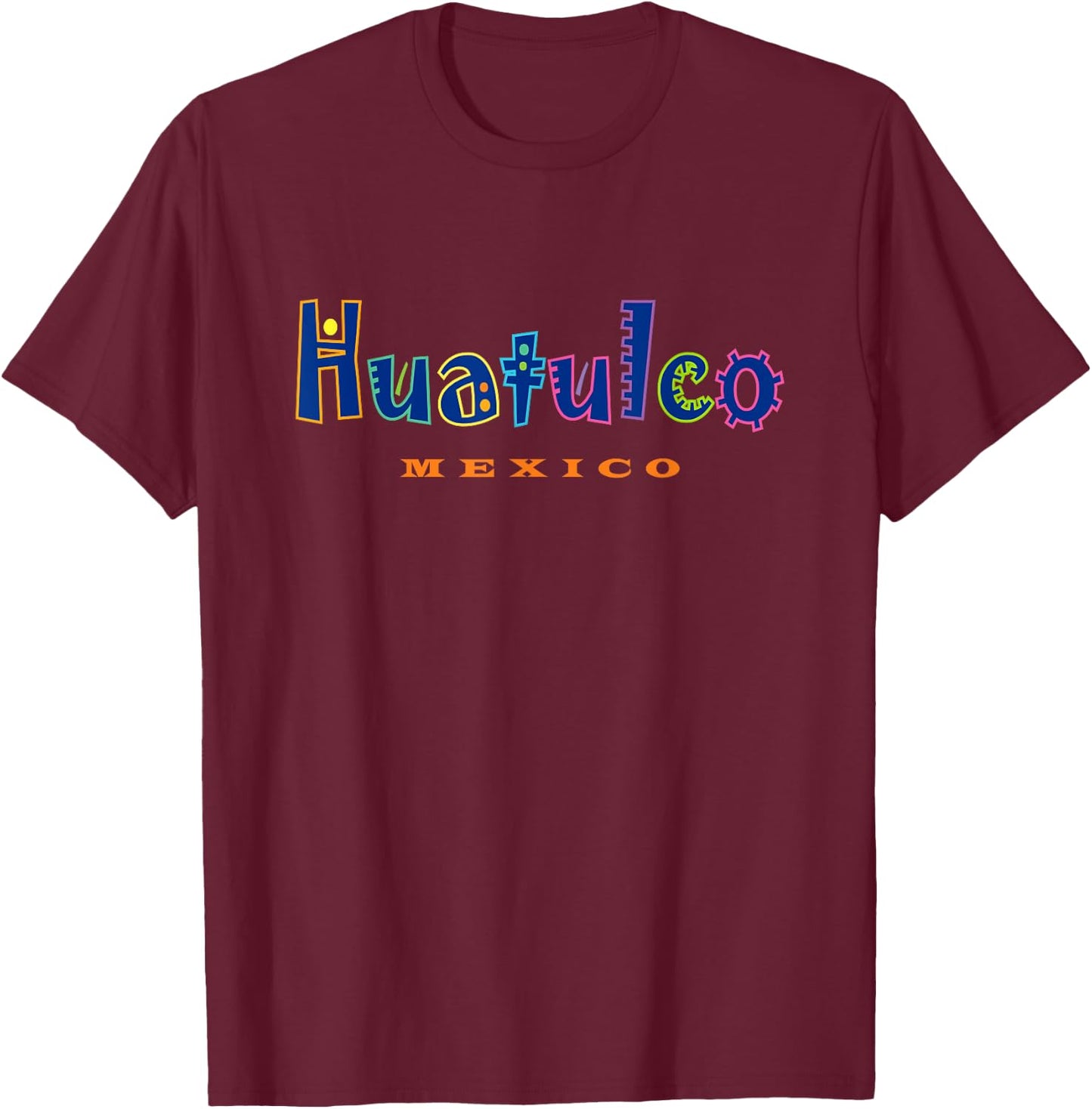 Huatulco Mexico T-Shirt - T-Shirt | Maroon