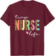 Triage Nurse T-Shirt - T-Shirt | Maroon