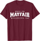 Made in Mayfair Philadelphia PA Philly Neighborhood Pride T-Shirt - T-Shirt | Maroon