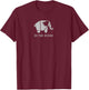 Funny Elephant in the room T-Shirt - T-Shirt | Maroon