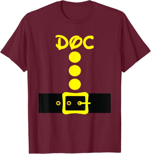 Dwarf Easy Halloween Group Costume Men Women Dwarf Matching T-Shirt - T-Shirt | Maroon