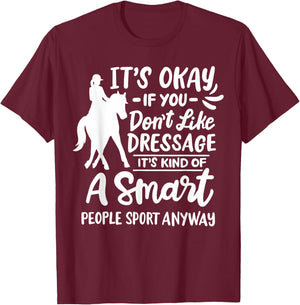 Dressage T-Shirt - T-Shirt | Maroon