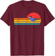 Finch Bird Birding Vintage Retro Finches T-Shirt - T-Shirt | Maroon