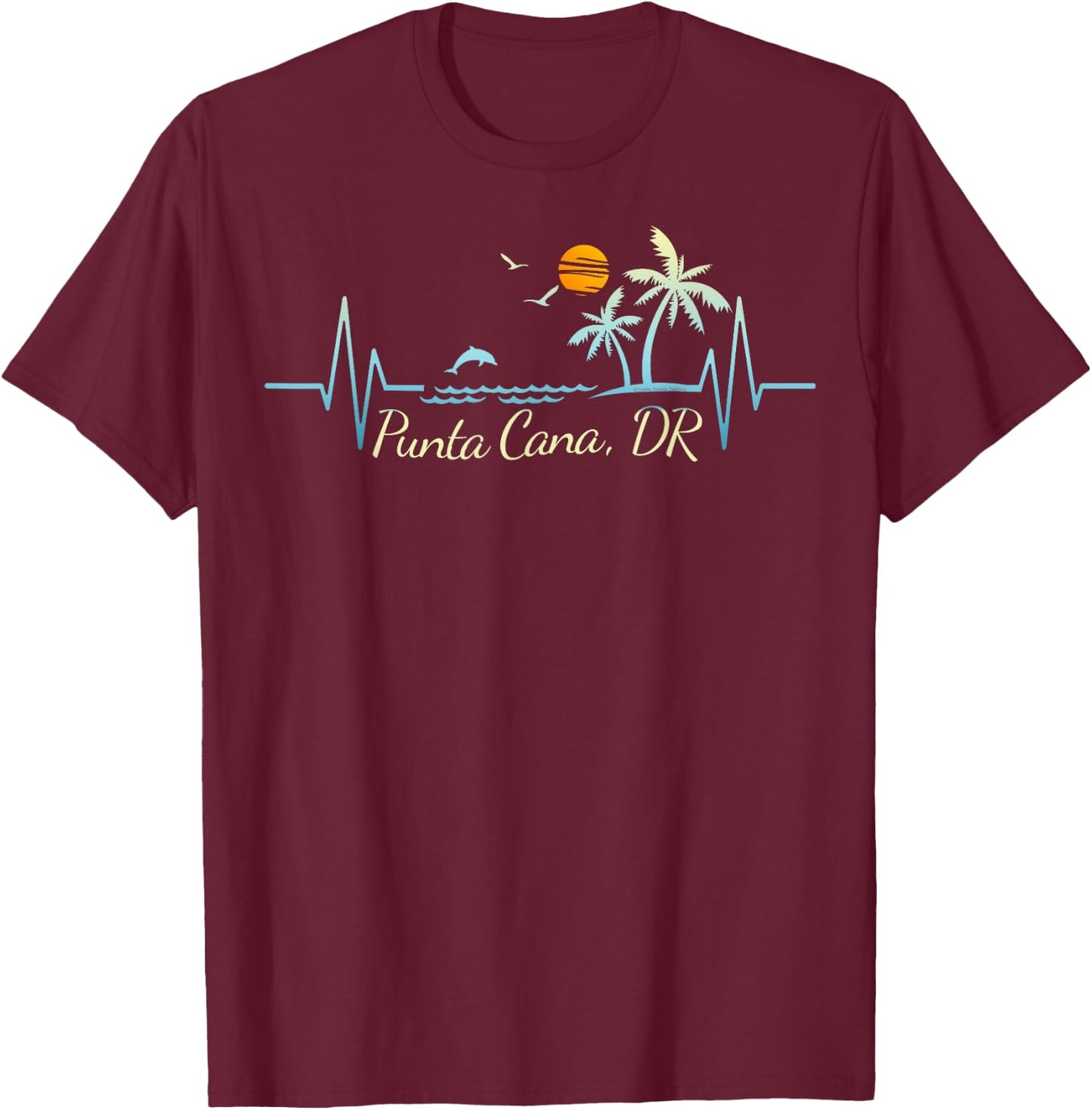 Punta Cana DR Souvenir Spring Break Punta Cana T-Shirt - T-Shirt | Maroon