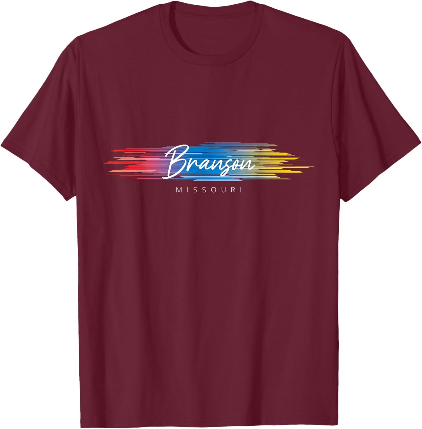 Branson Missouri Souvenir T-Shirt - T-Shirt | Maroon