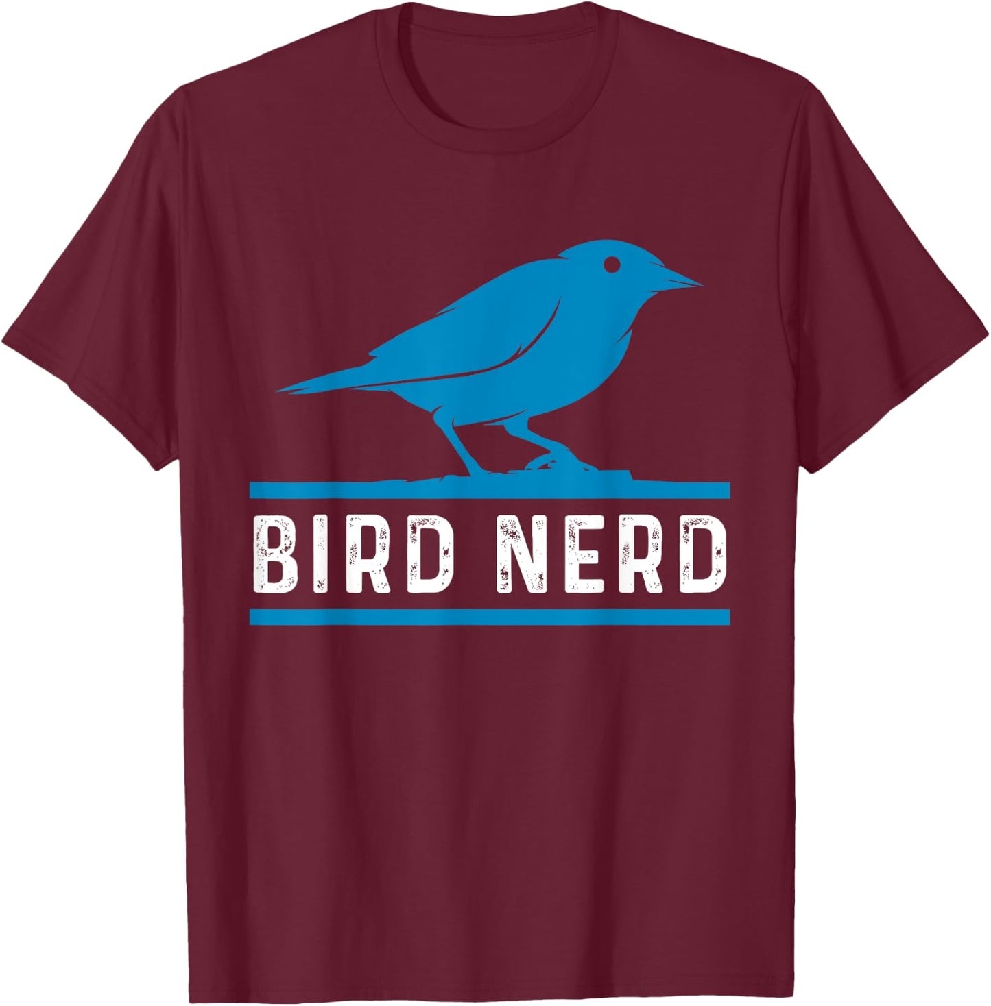 Bird Birds Watching Nerd Feathers Lover Watcher Birdkeeping T-Shirt - T-Shirt | Maroon
