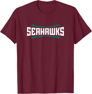 North Carolina Wilmington Seahawks | NCAA UNC | PPNCW038 T-Shirt - T-Shirt | Maroon