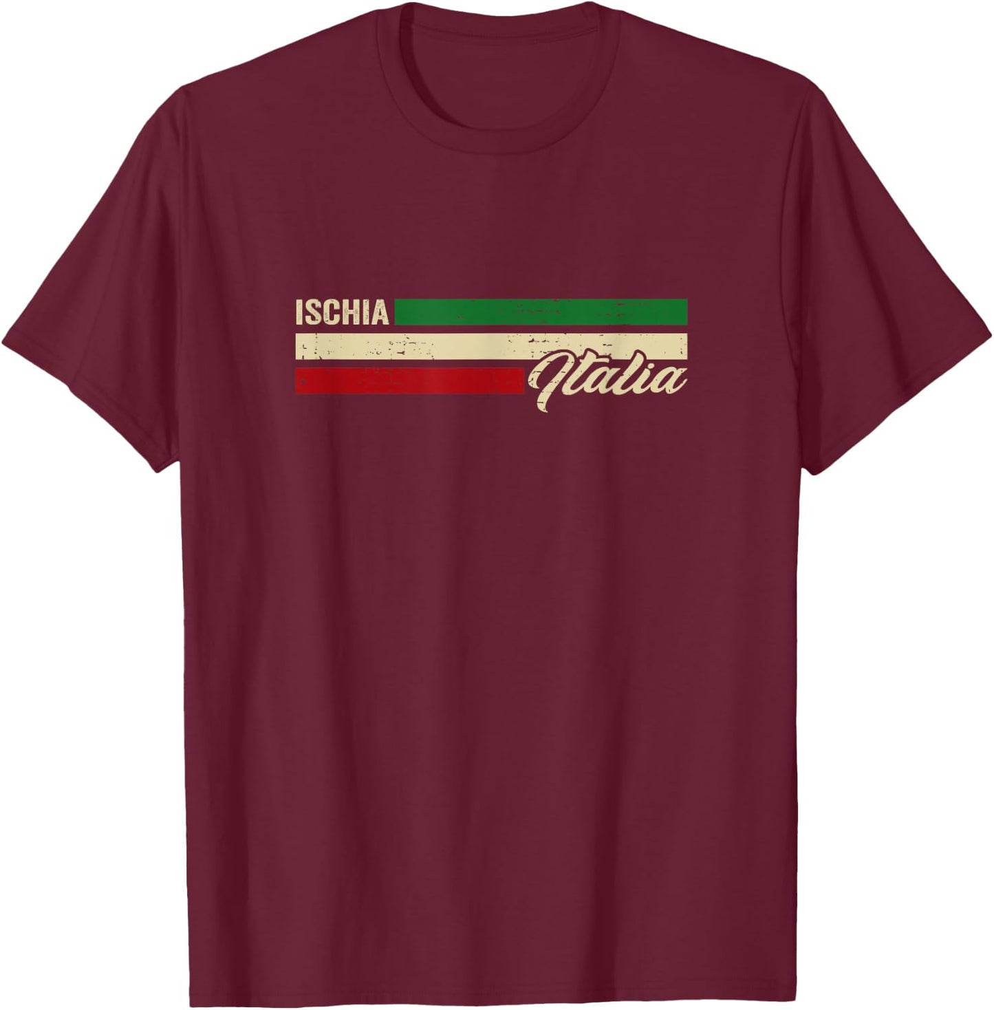 Ischia Italy T-Shirt - T-Shirt | Maroon