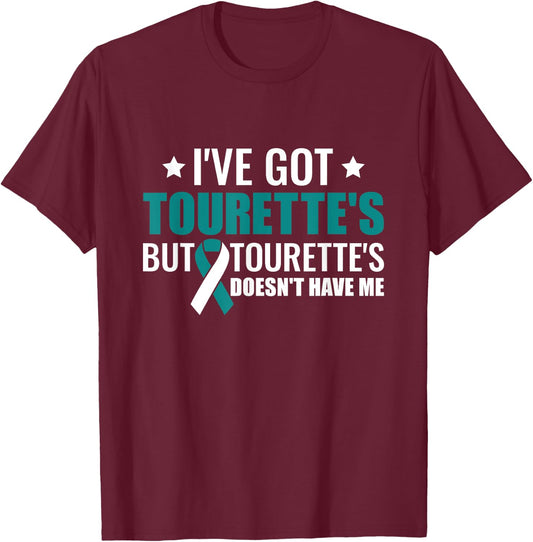 Tourette hat mich nicht Awareness of Tourette Syndrome T-Shirt - T-Shirt | Maroon