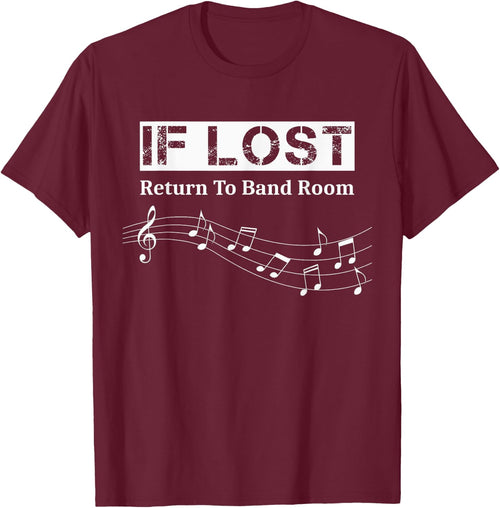 If Lost Return to Band Room for Band Members